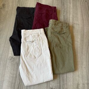 Loft Sateen 5 Pocket Skinny Pants
